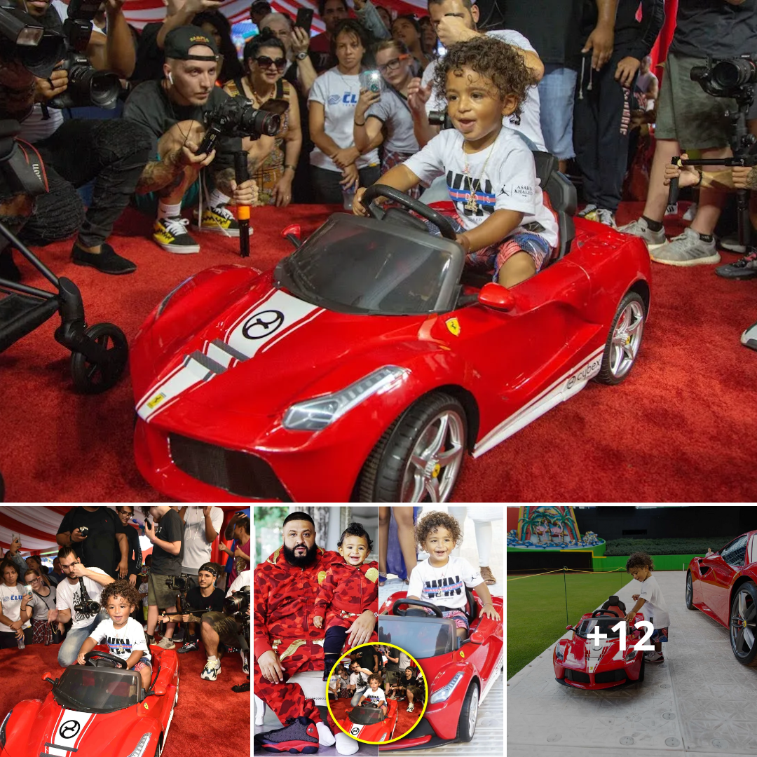 Dj Khaled Gave His Son A Mini Car Collection That Is Said To Be Equally Valuable As Rick Ross’s Mini Supercar